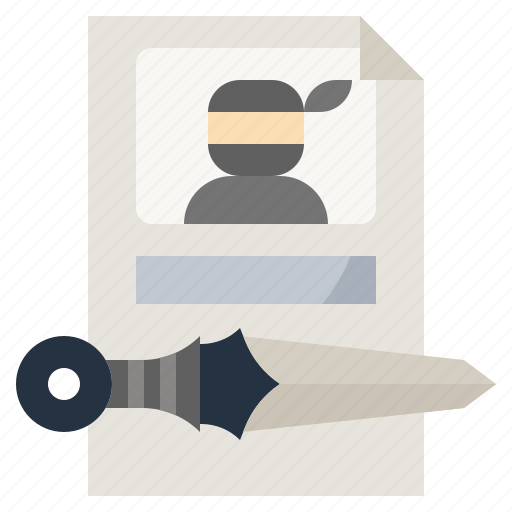 Assasin, file, files, folders, katana, killer, wanted icon - Download on Iconfinder