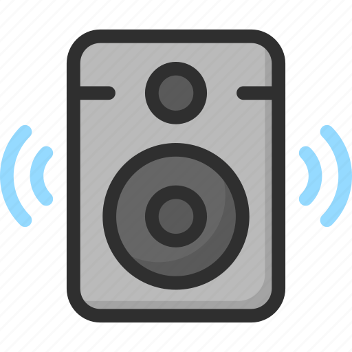Loud, noise, sound, speaker, wave icon - Download on Iconfinder
