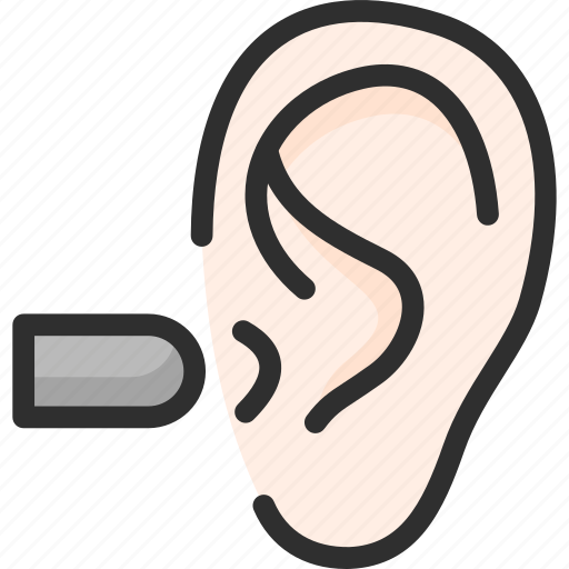 Ear, loud, noise, plug, sound, wave icon - Download on Iconfinder