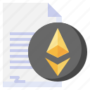 document, ethereum, crypto, commerce, shopping, page, paper
