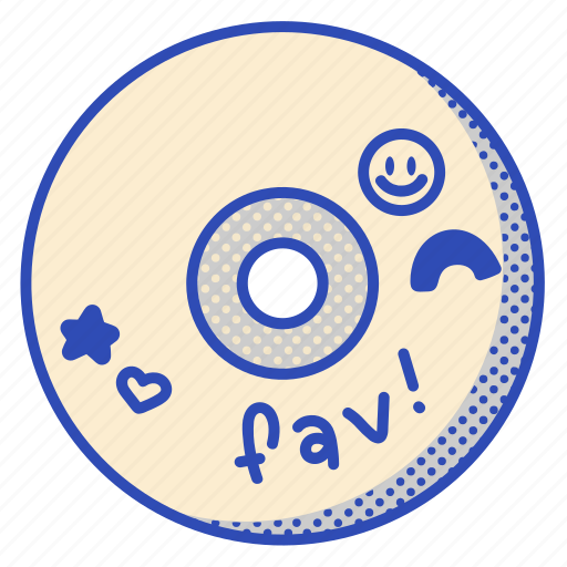 Cd, disc, dvd, music, song, 90s, y2k icon - Download on Iconfinder