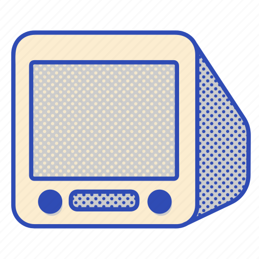 Retro computer screen, monitor, screen, computer, 90s, 2000s, y2k icon - Download on Iconfinder