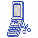 foldable phone, flip mobile, flip phone, mobile phone, 90s, 2000s, y2k