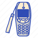 retro, mobile phone, phone, telephone, 90s, 2000s, y2k