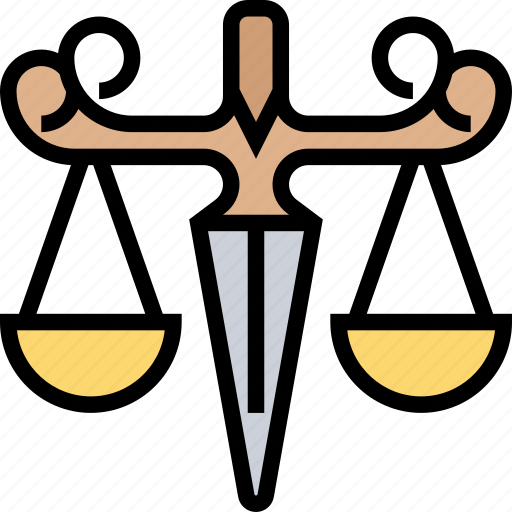 Justice, scale, law, legal, judge icon - Download on Iconfinder