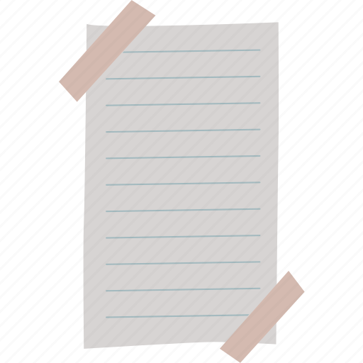 Notepad, fcv, note, paper, sheet, message icon - Download on Iconfinder