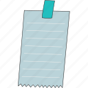 notepad, note, paper, sheet, message