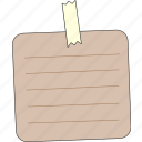 notepad, lfcv, note, paper, sheet, message