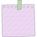 notepad, lfcv, note, paper, sheet, message