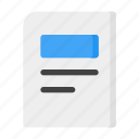 header, file, document, business, office