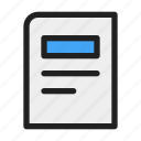 header, file, document, business, office