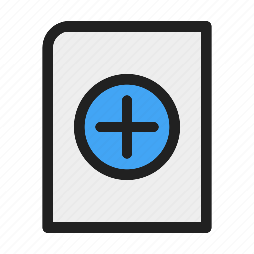 New, plus, add, file, document icon - Download on Iconfinder