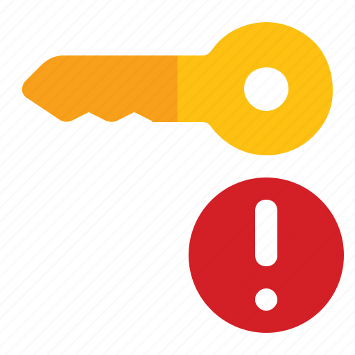 Key, lock, problem, alert, notice, password icon - Download on Iconfinder