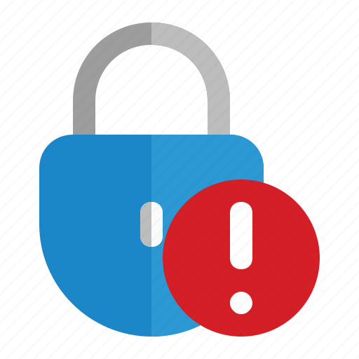 Lock, problem, alert, notice, security, protection, secure icon - Download on Iconfinder