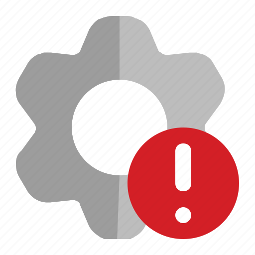 Setting, problem, alert, notice, tools, gear icon - Download on Iconfinder
