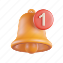 bell, notification, attention, alarm, email, mail, message, warning, chat 