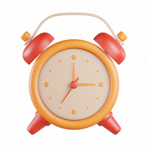 Alarm, clock, warning, watch, notification, timer, alert 3D illustration - Download on Iconfinder