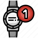 smartwatch, notification, time, alarm