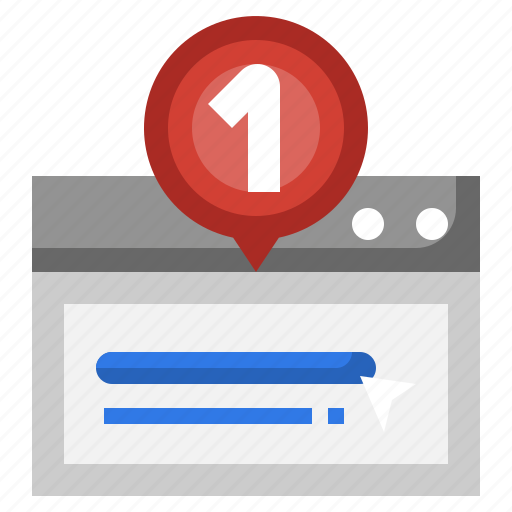 Browser, notification, web, page, alarm, internet icon - Download on Iconfinder