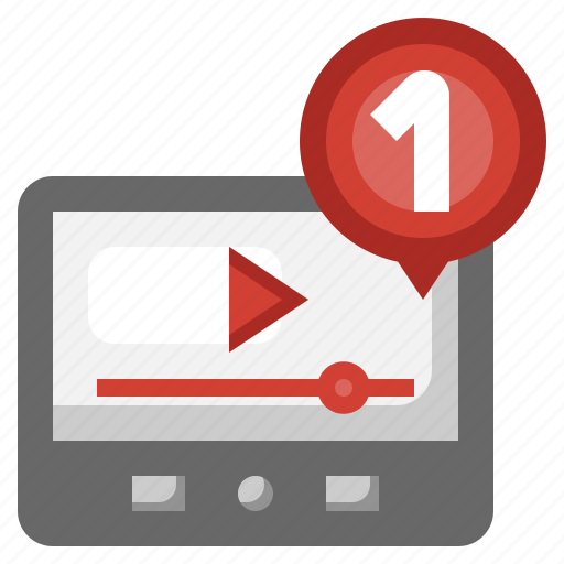 Video, player, multimedia, notification, alert icon - Download on Iconfinder