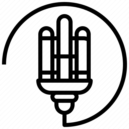 Saving, energy, lamp, light, spiral icon - Download on Iconfinder