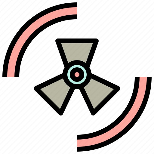 Radiation, warning, nuclear, radioactive, atomic, danger icon - Download on Iconfinder