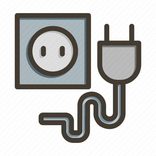 Plug, cable, connector, power, electric icon - Download on Iconfinder