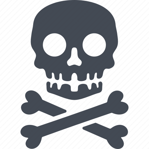 Nuclear weapon, skull, bones, life threatening icon - Download on Iconfinder