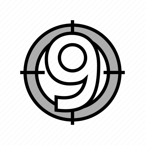 Nine, number, numbers, numeral, title icon - Download on Iconfinder