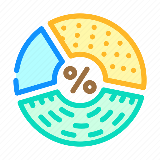 Percentage, protein, fats, carbohydrates, nutrition, facts icon - Download on Iconfinder