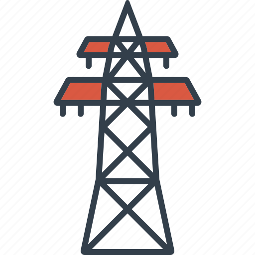 Electricity, industrial, industry, power line, pylon, technology icon - Download on Iconfinder