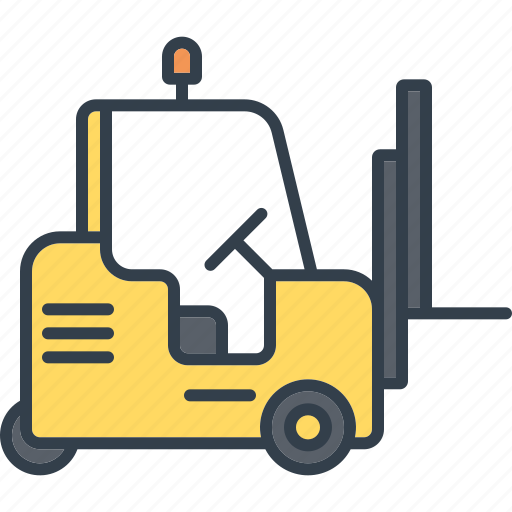 Cargo, forklift, industrial, industry, technology, transport, vehicle icon - Download on Iconfinder