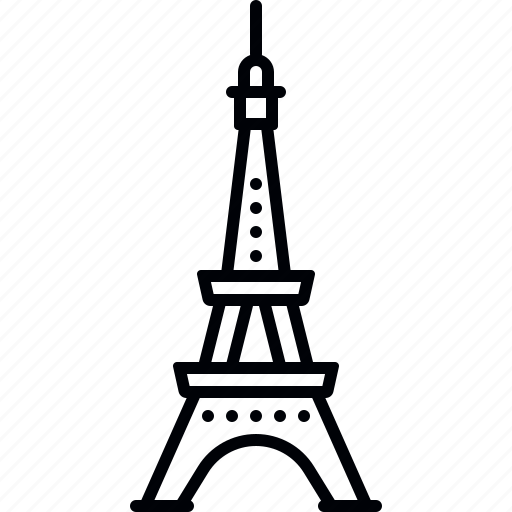 Building, eiffel tower, france, landmark, paris, tourism, travel icon - Download on Iconfinder