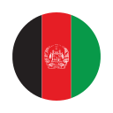 afganistan, asia, circle, country, flag, nation, national