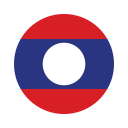 laos, asia, circle, country, flag, nation, national