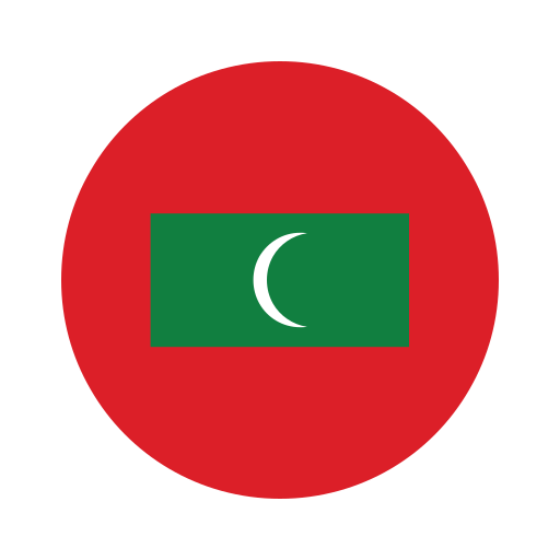 Maldives, asia, circle, country, flag, nation, national icon - Free download