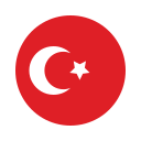 turkey, asia, circle, country, flag, nation, national 