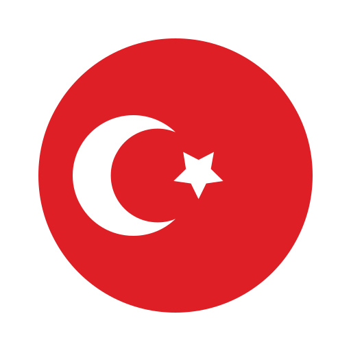Turkey, asia, circle, country, flag, nation, national icon - Free download