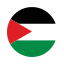 palestine, asia, circle, country, flag, nation, national 