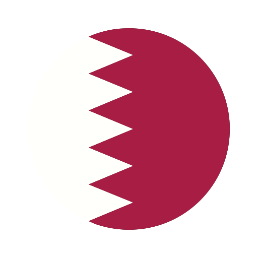 Qatar, asia, circle, country, flag, nation, national icon - Free download