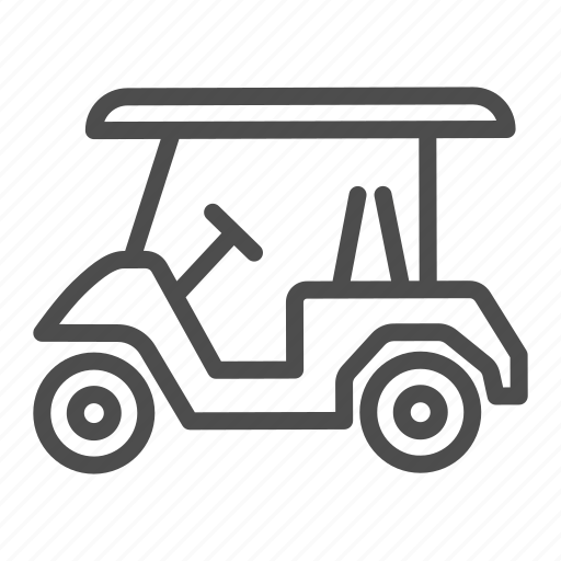 Golf, car, cart, vehicle, transport, wheel, seat icon - Download on Iconfinder