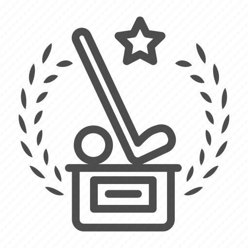 Golf, prize, winner, star, stick, stand, branch icon - Download on Iconfinder