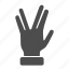 human, gesture, four, hello, hand, fingers 