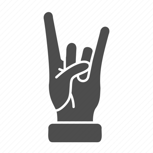 Rock, gesture, finger, roll, hand icon - Download on Iconfinder