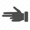 three, human, palm, gesture, finger, hand