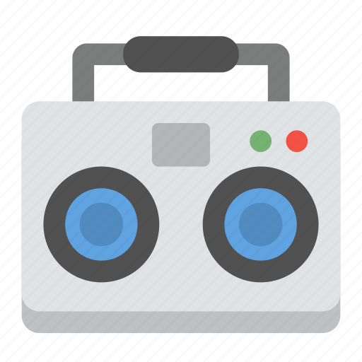 Boombox, music, player, rage, speaker, vintage icon - Download on Iconfinder