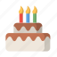 cake, birthday, candles, celebration, dessert, party 