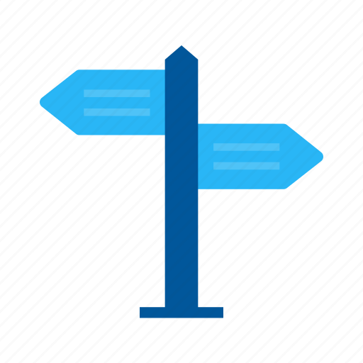 Board, direction, post, road, sign, traffic, travel icon - Download on Iconfinder