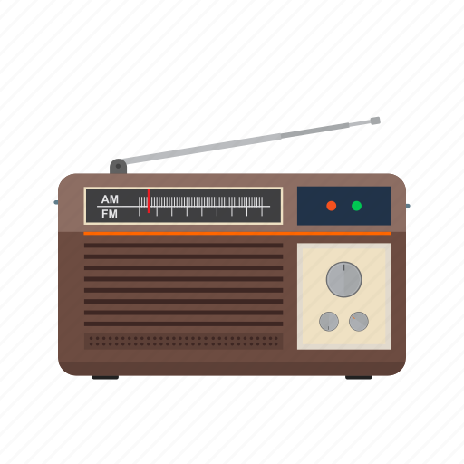 Old, radio, speaker, station, style, tuner, white icon - Download on Iconfinder
