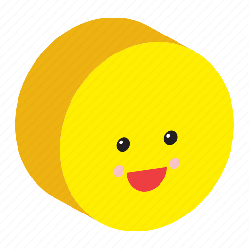 Circle, emoji, emoticon, face, round, shape, smiley icon - Download on Iconfinder